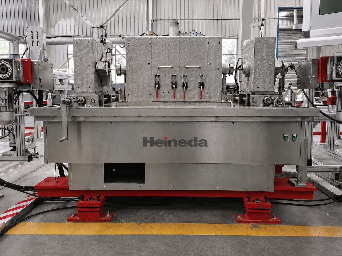 Rotating-head automated ultrasonic inspection unit for tubes and bars