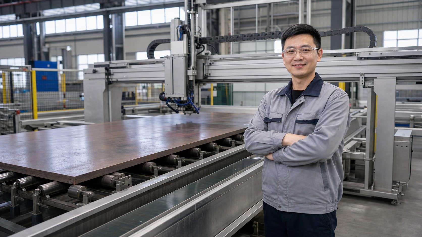 Steel plate inspection